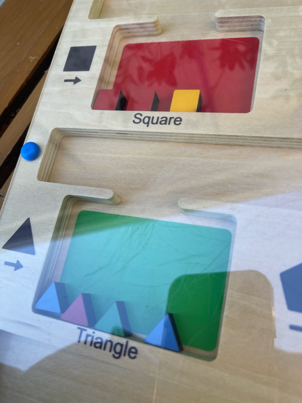 Magnetic Color & Shape Maze Board Toy - Blue/Red/Green/Yellow - Picture 4 of 4